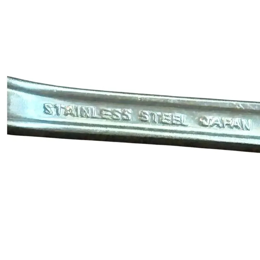 Vintage 4 Star‎ Atomic Starburst MCM Stainless Steel Ice Tea Spoon Japan 7.5